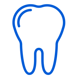 Tooth icon representing veterinary dental care